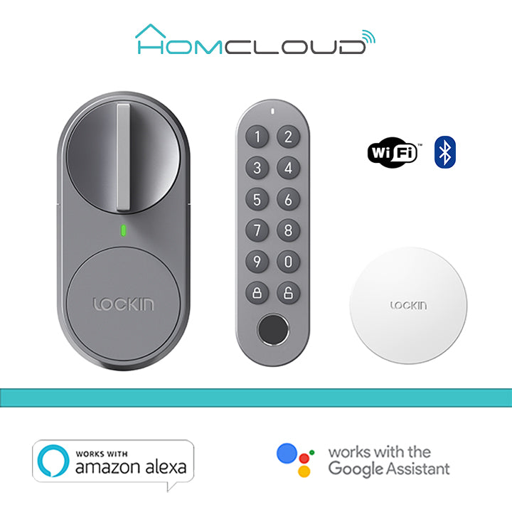 Serratura intelligente Bluetooth - Cilindro motorizzato europeo regolabile  - Utenti ospiti senza presenza - Case vuote, familiari e in affitto -  Potente motore per porte blindate - App Cloud Smart Lock gratuita / Chiavi  fisiche - PT REFURB